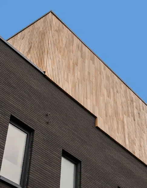 Façade en crépi - bâtiment Renodent